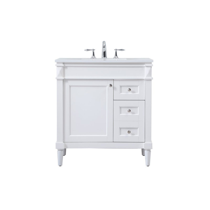 Lark Manor Wigston 32'' Freestanding Single Bathroom Vanity with